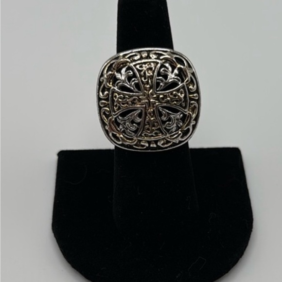 Jewelry - 925 Sterling Silver Ancient Cross Ring